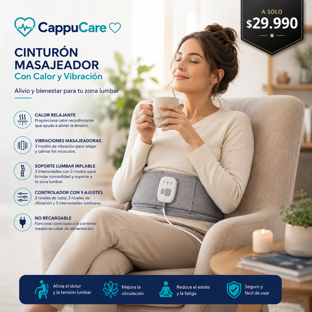 Cinturón Masajeador Lumbar