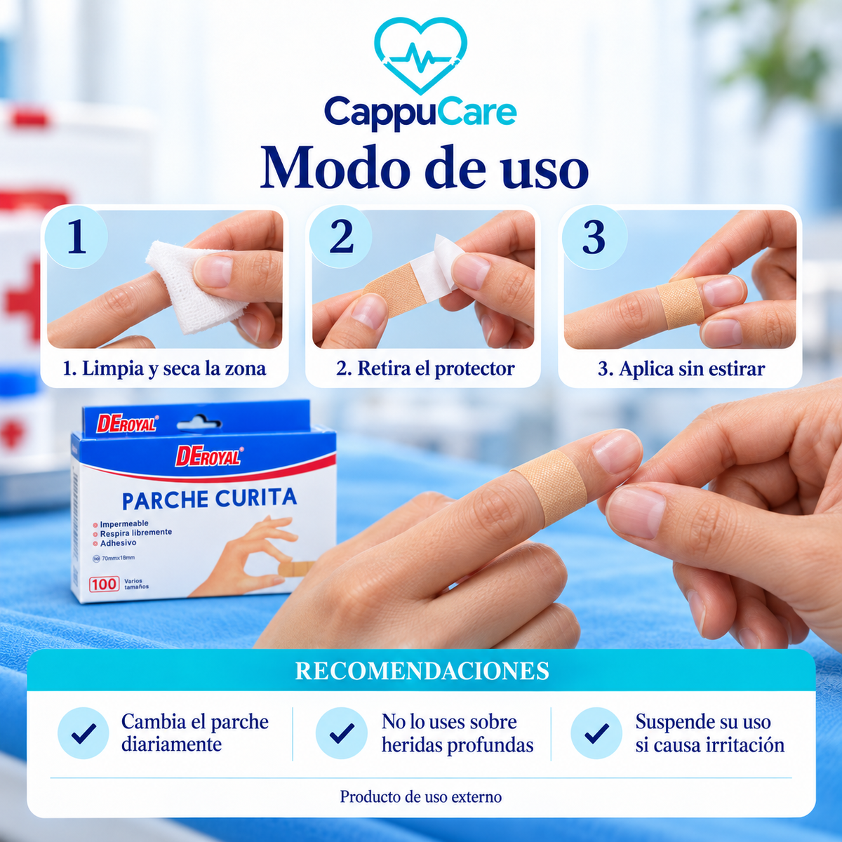 Parche Curita Impermeable