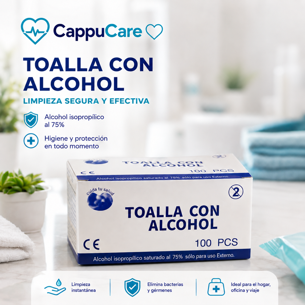 Toallas con Alcohol