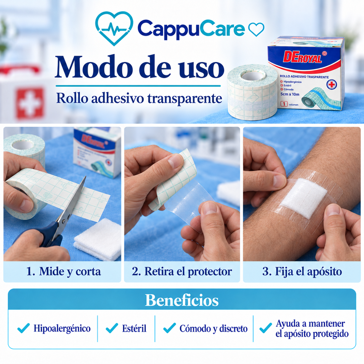 Rollo Adhesivo Transparente 5 cm