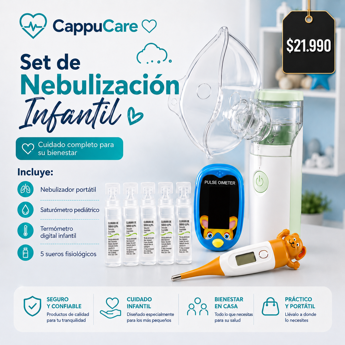 Set de Nebulización Infantil