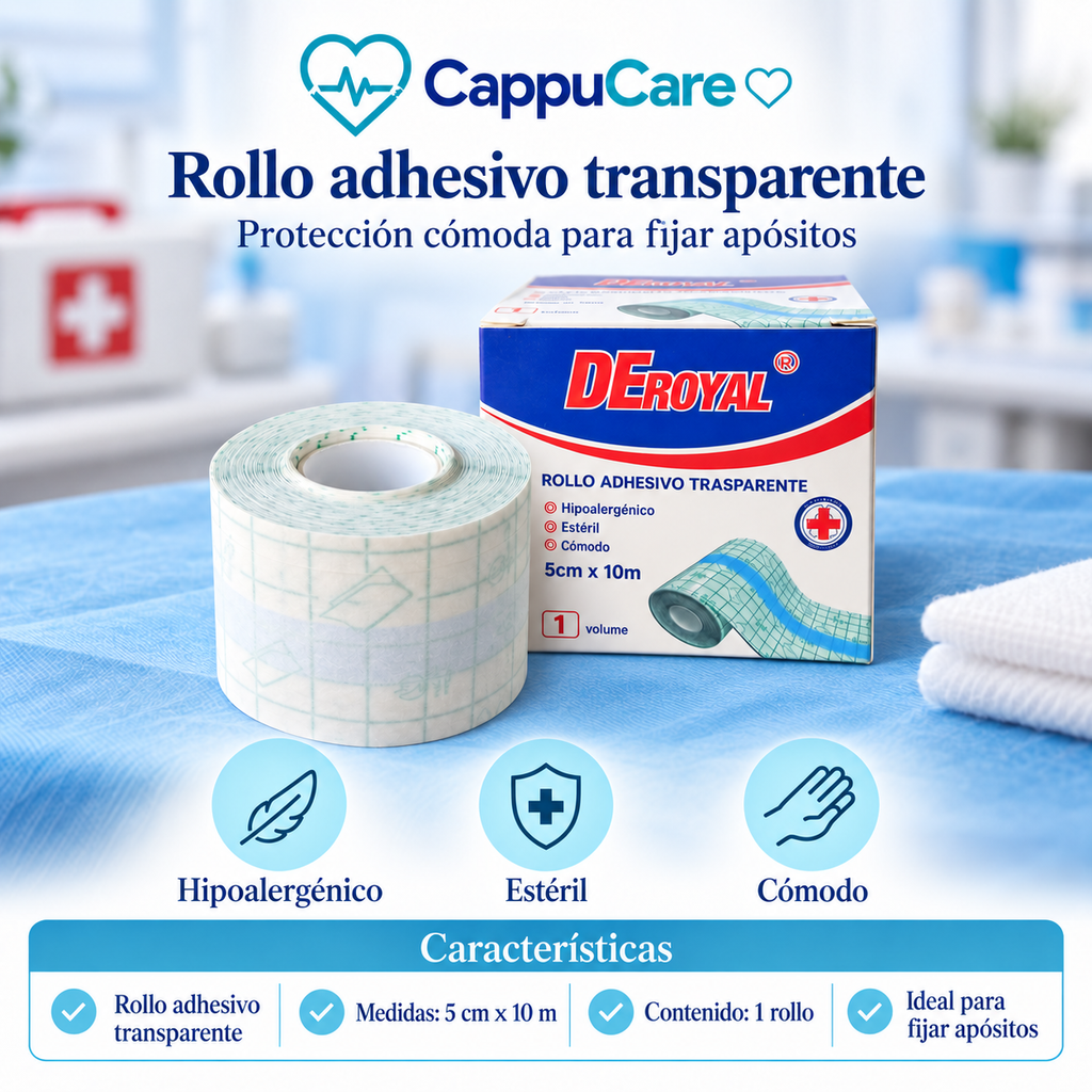 Rollo Adhesivo Transparente 5 cm