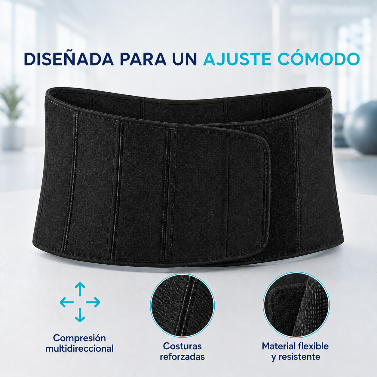 Faja Lumbar de Soporte Ajustable