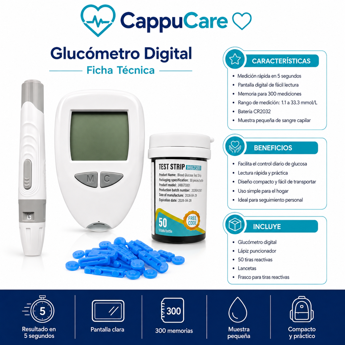 Glucómetro Digital