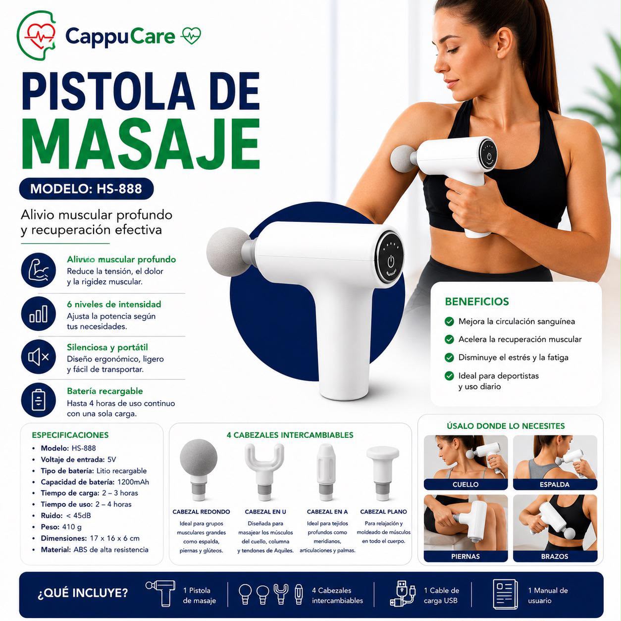 Pistola de Masajes