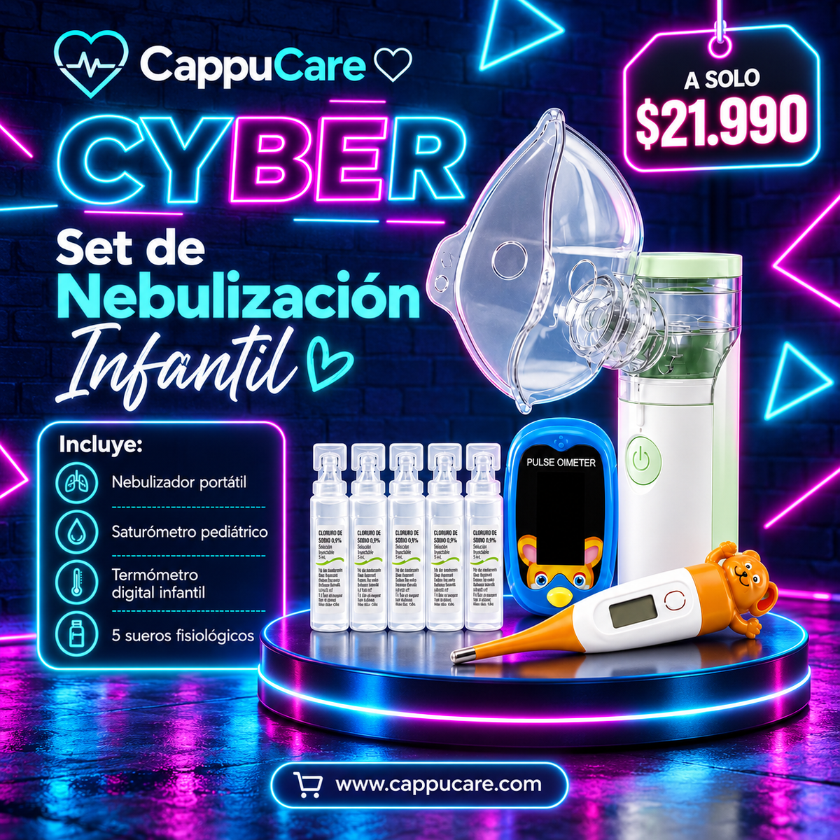 Set de Nebulización Infantil